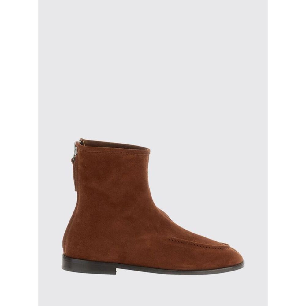Hereu Women Hereu Juliol Suede Calfskin Ankle Boots With Round Toe